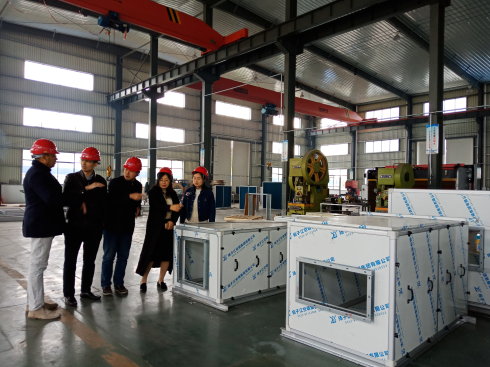 揚(yáng)子江空調(diào)美國客戶來訪考察